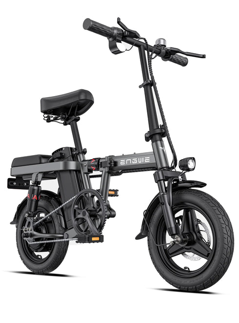 ENGWE T14 350W 20 MPH Bicicleta eléctrica de viaje compacta y plegable